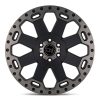 Alumínium felni 17x9 ET12 6x139,7 Matte Black W/ Machined Dark Tint Warlord Black Rhino