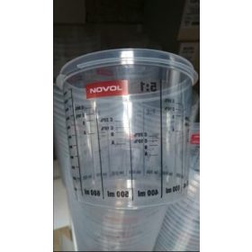 Novol 0,75 L Mérőedény tetővel