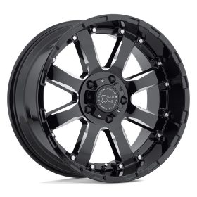   Alumínium felni 22x10 ET-12 6x139,7 Gloss Black W/ Milled Spokes Sierra Black Rhino