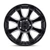 Alumínium felni 22x10 ET-12 6x139,7 Gloss Black W/ Milled Spokes Sierra Black Rhino