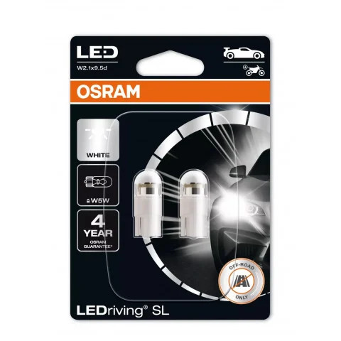 OSRAM LEDriving SL W5W white Off-road 12V 0,8W led auxiliary bulb