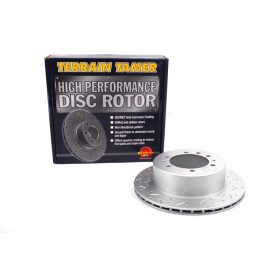   T/T fúrt és mart hűtött hátsó féktárcsa (kivéve 4.8L Efi benzines) Nissan Patrol Y60 Y61