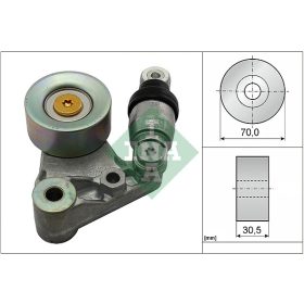   INA ribbed belt tensioner for Nissan Patrol Y61 ZD30 TD (2000–2006) aftermarket