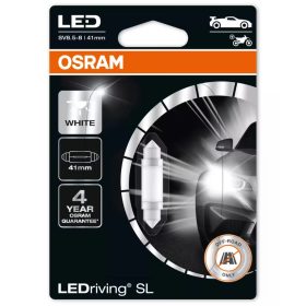   OSRAM LEDriving SL C5W LED license plate and interior light, 41 mm long, cool white, with SV8.5-8 base