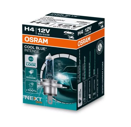 OSRAM Cool blue intense (next gen) H4 12V 60/55 W halogen bulb