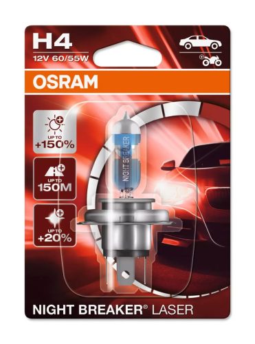 OSRAM Night breaker laser H4 12V 60/55W halogen bulb