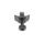 Windshield cowl panel middle retaining clip for Nissan Patrol Y61