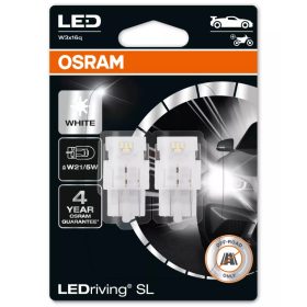 Osram W21/5W LED indicator bulb, 12 V, cool white light