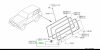 Trunk sliding window lock Nissan Patrol Y60 factory