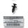 Windshield cowl panel side retaining clip for Nissan Patrol Y61