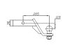 AutoHak Tow Bar with Recessed US-Type Tow Ball – PL06 AH-8