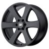 Aluminum rim 20x8.5 ET15 6x139.7 Matte Black Haka Black Rhino