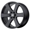 Aluminum rim 20x8.5 ET45 6x139.7 Matte Black Haka Black Rhino