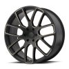 Aluminum rims 20x9 ET0 6x139.7 Matte Black/Dark Tint Milled Kunene Black Rhino