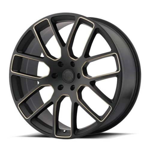 Aluminum rims 20x9 ET0 6x139.7 Matte Black/Dark Tint Milled Kunene Black Rhino