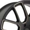 Aluminum rims 20x9 ET0 6x139.7 Matte Black/Dark Tint Milled Kunene Black Rhino