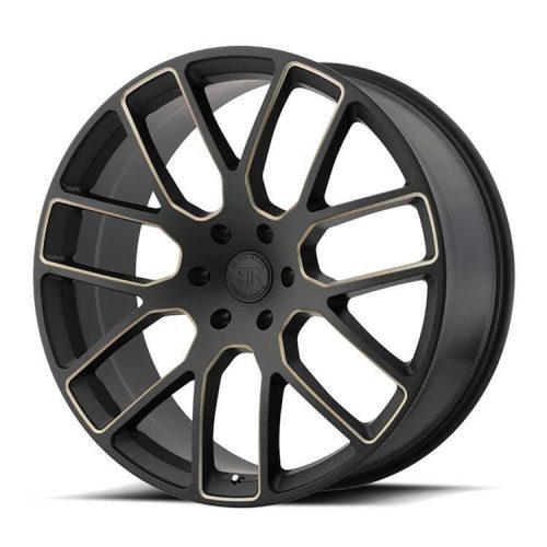 Alloy wheel 20x9 ET15 6x139.7 Kunene Matte Black/Dark Tint Milled Black Rhino