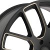 Alloy wheel 20x9 ET15 6x139.7 Kunene Matte Black/Dark Tint Milled Black Rhino