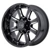 Aluminum rim 20x9 ET12 6x139.7 Gloss Black Milled Sierra Black Rhino