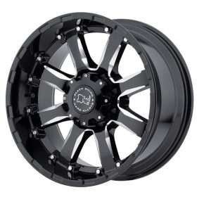   Alumínium felni 20x9 ET12 6x139,7 Gloss Black Milled Sierra Black Rhino