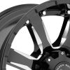 Aluminum rim 20x9 ET12 6x139.7 Gloss Black Milled Sierra Black Rhino
