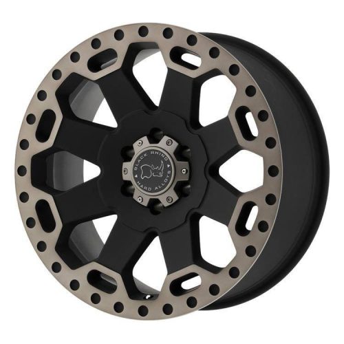 Aluminum rim 20x9 ET12 6x139.7 Matte Black/Machined Dark Warlord Black Rhino