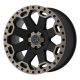 Aluminum rim 20x9 ET12 6x139.7 Matte Black/Machined Dark Warlord Black Rhino