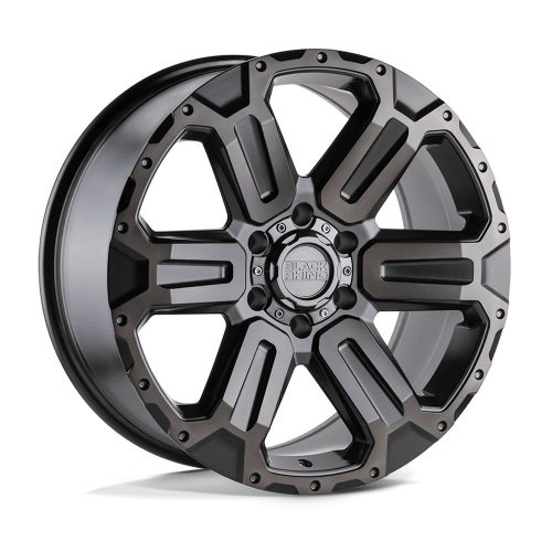 Alloy Wheel 20x9 ET40 6x139.7 Matte Gunmetal W/ Brushed Face & Gunmetal Tint Wanaka Black Rhino