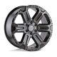 Alloy Wheel 20x9 ET40 6x139.7 Matte Gunmetal W/ Brushed Face & Gunmetal Tint Wanaka Black Rhino