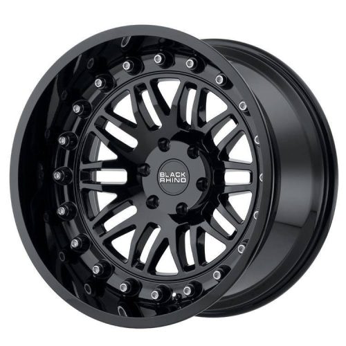 Aluminum rims 20x9.5 ET-18 6x139.7 Gloss Black Fury Black Rhino