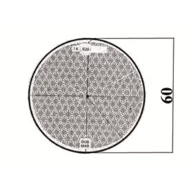 Fényvisszaverő kerek prizma