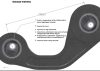 EFS polyurethane silent block set for front lower control arm +75mm lift 2-2.5° correction Nissan Patrol Y60 Y61