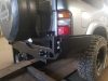 F4x4 kihajtható pótkerék tartó Nissan Patrol Y61