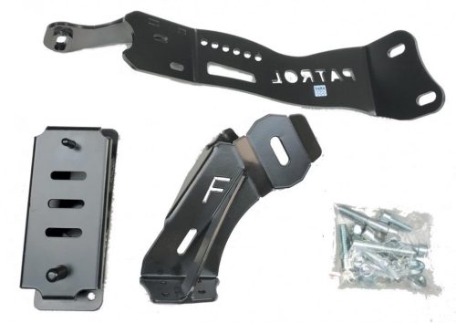 F4x4 spare wheel carrier with HI-LIFT Jack holder Nissan Patrol Y60