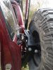 F4x4 spare wheel carrier with HI-LIFT Jack holder Nissan Patrol Y60