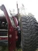 F4x4 spare wheel carrier with HI-LIFT Jack holder Nissan Patrol Y60