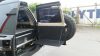F4x4 alumínium asztal hátsó rövid ajtóra Nissan Patrol Y61