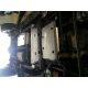 F4x4 Aluminum 3-piece belly armor set Nissan Patrol Y61 (for original bumper, automatic)
