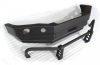 F4x4 Front winch mount steel bumper lamp without cutout + removable branch breaker grille Nissan Patrol Y60
