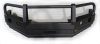 F4x4 Front winch mount steel bumper lamp without cutout + removable branch breaker grille Nissan Patrol Y60