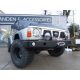 F4x4 Front winch mount steel bumper with lamp cutout Nissan Patrol Y60