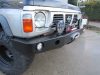 F4x4 Első csörlőtartós acél lökhárító lámpa kivágással Nissan Patrol Y60