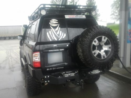 F4x4 hátsó csörlőtartós lökhárító Nissan Patrol Y61