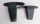 Rear pair of polyurethane bumpers 120mm Nissan Patrol Y60 Y61