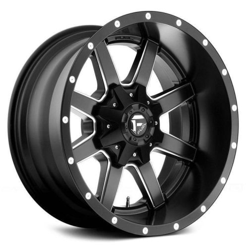Aluminum rim 22x10 ET-24 6x139.7/6x135 D538 Maverick Matte Black Milled Fuel