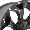 Alloy wheel 17x8.5 ET25 6x139.7/6x135 D546 Assault Matte Black Milled Fuel