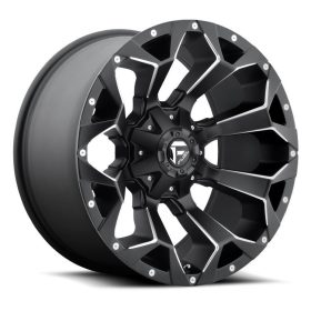   Alumínium felni 20x9 ET1 6x139,7/6x135 D546 Assault Matte Black Milled Fuel