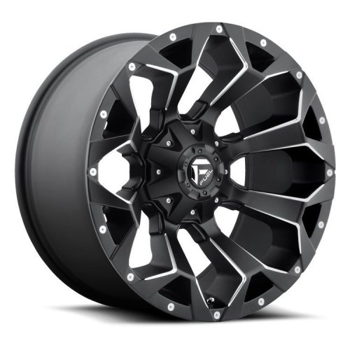 Alloy wheel 20x9 ET1 6x139.7/6x135 D546 Assault Matte Black Milled Fuel