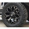Alloy wheel 22x10 ET-22 6x139.7/6x135 D546 Assault Matte Black Milled Fuel