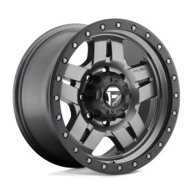   Alumínium felni 17x8.5 ET6 6x139,7 D558 Anza Matte GUN Metal Black Bead Ring Fuel